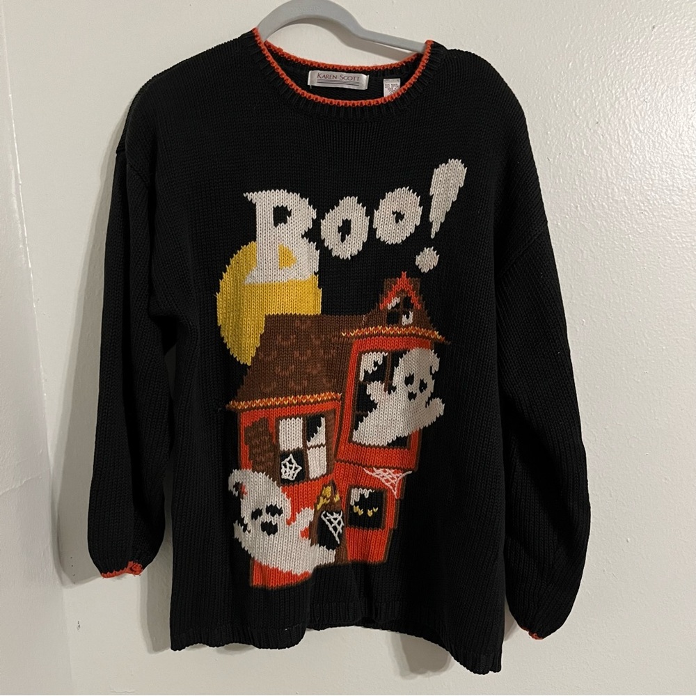 Vintage Karen Scott Halloween Sweater